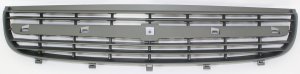 Silver Gray Shell and Insert Grille for Chevrolet Malibu 2000-2005/Classic 2004-2005, Replacement
