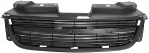 Upper Painted Gray Shell and Insert Grille for Chevrolet Cobalt 2005-2010, Fits Base, LS, LT, LTZ Models, Replacement