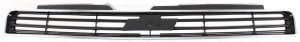 Grille for Chevrolet Impala (2006-2011) and Monte Carlo (2006-2007), Chrome Shell with Dark Gray Insert, Excludes SS Model, Replacement