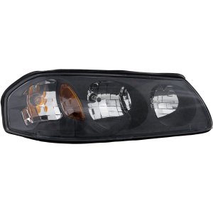 Headlight Assembly for Chevrolet Impala 2004-2005, Right (Passenger), Composite Structure, Halogen Light, From 2-06-04, Replacement