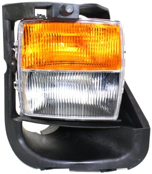 Front Fog Light Assembly for Cadillac CTS 04-07, Right (Passenger), with Signal Light, V Model, Replacement