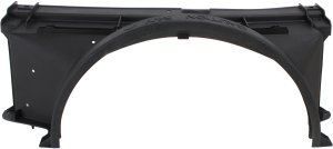 Upper Radiator Fan Shroud for Chevrolet C/K Full Size Pickup 1988-1999, Gas, 5.0/5.7L Engine, Fits 28x17-Inch Radiator, Replacement