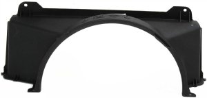 Upper Radiator Fan Shroud for Chevrolet Silverado 1999-2004, 4.8L/5.3L, 28-inch Core, Replacement