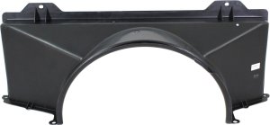Radiator Fan Shroud for Chevrolet Silverado 2500/3500, 2001-2010, Upper Position, Suitable for 6.0L Gasoline Engine, Replacement
