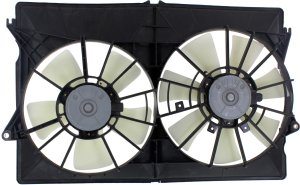 Radiator Fan Assembly for Chrysler Pacifica 2004-2006, Dual, Replacement