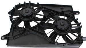 Radiator Fan Assembly for Chrysler 300 2005-2008, Charger 2006-2008, Dual Fan, without Wiring Harness, Replacement