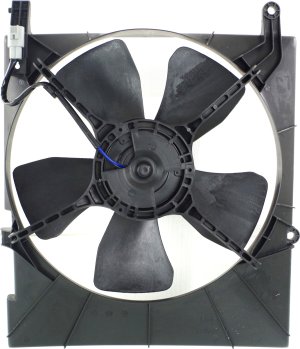 Radiator Fan Shroud Assembly for Chevrolet Aveo 2005-2008, with A/C, Replacement