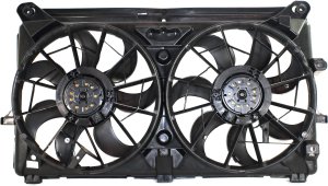 Radiator Fan Assembly for GMC Sierra/Chevrolet Silverado 2007-2013, Dual Fan, with Extra Duty Cooling, Replacement