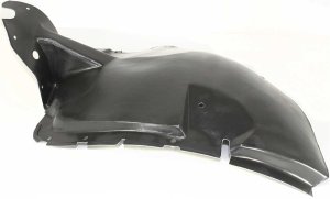 Front Fender Liner for Cadillac SRX 2004-2009, Left (Driver), Rear Section, Replacement