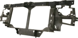 Radiator Support for Express/Savana Van, 2003-2021, Assembly, Black Plastic, Composite Headlight Type, with Chrome Grille, Fits 2018-2021, 6 Cylinder, Replacement