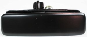 Exterior Front Door Handle for Chevrolet Astro/GMC Safari 1992-1995, Chevrolet Lumina APV 1990-1996, Left (Driver), Smooth Black, Without Keyhole, Replacement