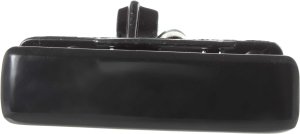 Front Exterior Door Handle for Chevrolet Astro/GMC Safari 1992-2005, Left (Driver), Smooth Black Metal w/o Keyhole, Plastic Rod Retainer, Replacement