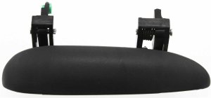 Front Exterior Door Handle Right (Passenger) for Chevrolet Cavalier 1995-2005, Made of Plastic, Textured Black finish, without Keyhole, Replacement