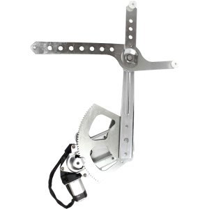 Front Window Regulator for Chevrolet/GMC C/K Full Size Pickup 1988-2000, Right (Passenger), Power, with Motor, Replacement