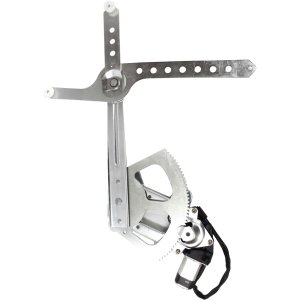 Front Window Regulator for Chevrolet C/K Full Size Pick Up 1988-2000, Left (Driver), Power with Motor, Replacement