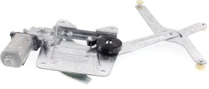 Front Window Regulator for Chevrolet S10 Pickup (1994-2004), Right (Passenger), Power, with Motor, Replacement