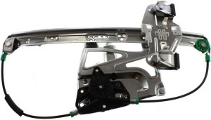 Front Window Regulator for Cadillac Deville 2000-2005, Right (Passenger), Power, with Motor, Sedan, Replacement