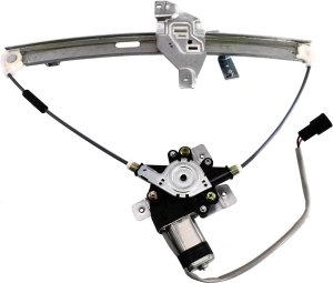 Front Window Regulator with Motor for Chevrolet Impala 2000-2005, Power, Left (Driver), Replacement