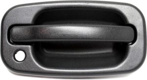 Rear Exterior Door Handle for Chevy Tahoe/GMC Yukon 2000-2006, Back Door, Textured Black, Split Type Door, Replacement