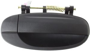 Rear Exterior Door Handle Assembly for Chevrolet AVEO 2004-2006/AVEO5 2009-2011, Right (Passenger), Textured Black, Replacement