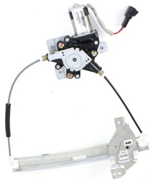 Power Rear Window Regulator with Motor for Chevrolet Impala 2000-2005, Right (Passenger), Replacement