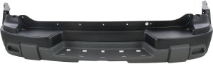 Rear Bumper Cover for Chevrolet Trailblazer 2002-2007, Primed (Ready to Paint) with Textured Bottom, Replacement