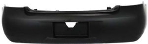 Rear Bumper Cover for Chevrolet Impala 2006-2011, Primed (Ready to Paint), w/o Exhaust Hole, Suitable for LS, LT, 50th Anniversary Edition Models, Replacement