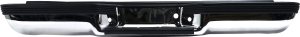 Step Bumper Face Bar and Pad for Chevrolet Suburban/Tahoe 1992-1999, with Pad Provision, without Mounting Bracket, Chrome, Replacement