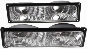Performance Styled Tail Light Replacement Set for 1994 - 2000 Chevrolet C2500 Suburban with Clear Lens,  GM2811104