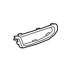 2019 - 2023 Jeep Cherokee Rear Bumper Molding (Left / Driver Side)