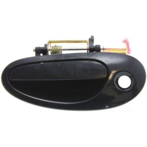 Front Left (Driver) Outer Door Handle for 1998 - 2004 Chrysler LHS, Black Exterior Replacement, OE: LF03DX8AE