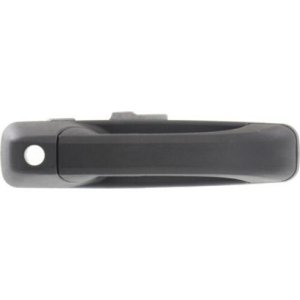Right (Passenger) Front Door Handle Outer for 2005 - 2007 Jeep Grand Cherokee, Black Textured Exterior, Replacement,  55394236AI