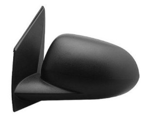 Left (Driver) Outside Rear View Mirror Assembly for 2007-2009 Dodge Caliber, Power, Non-Folding, Non Heated,  5115039AC, Cover, Glass Replacement