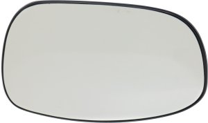 Heated Mirror Glass for Dodge Charger, Chrysler 300, Magnum 2005-2010, Left (Driver), with Backing Plate, Replacement