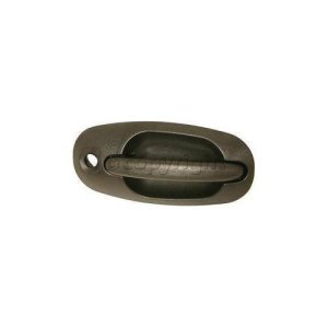 Exterior Rear Left (Driver) Door Handle for 1996 - 2000 Plymouth Voyager, Sliding Door Handle with Cylinder Hole, Paint to Match,  QJ99SJM, Replacement