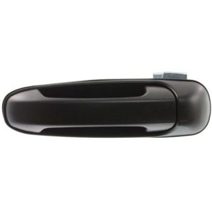 Exterior Rear Left (Driver) Door Handle for 2004 - 2009 Dodge Durango, Black Replacement,  55362215AA