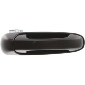 Rear Right (Passenger) Exterior Door Handle for 2004 - 2009 Dodge Durango, Black Outer,  55362214AA, Replacement