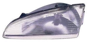 Left (Driver) Headlight Assembly for 1993 - 1994 Dodge Intrepid Front Replacement Housing, Lens, Cover, Composite;  4746453, Replacement