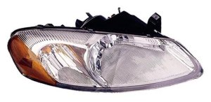 Left (Driver) Headlight Assembly for 2001 - 2003 Dodge Stratus, Front Headlight Assembly Replacement Housing/Lens/Cover, 4 Door Sedan, Composite,  4805821AA, Replacement