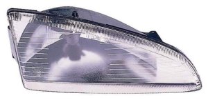 Right (Passenger) Headlight Assembly for 1993-1994 Dodge Intrepid, Front Headlight Assembly Replacement Housing, Lens, Cover, Composite; 4746452, Replacement