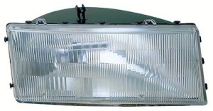 1989 - 1994 Plymouth Acclaim Front Headlight Assembly Replacement Housing / Lens / Cover - Left (Driver) Side