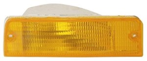 Left Driver Park Light Assembly for 1987 - 1991 Dodge Shadow, Replacement Parking Light Lens Cover,  4328691, Replacement
