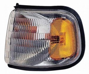 Left (Driver) Parking Light Assembly for 1994 - 1997 Dodge B1500, Lens Cover, Park/Signal Combination, OEM (OEM): 55054873, Replacement