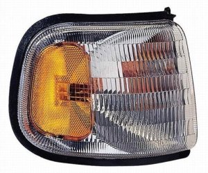 Right (Passenger) Parking Light Assembly for 1994 - 1997 Dodge B1500, Park/Signal Combination,  55054872, Replacement Lens Cover