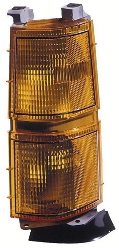 Right (Passenger) Side Parklamp Assembly for 1984 - 1986 Dodge Caravan, includes Signal Light, Lens Cover,  4174884, Replacement