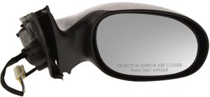 Power Mirror for Chrysler Sebring/Dodge Stratus 2001-2006, Right (Passenger), Non-Folding, Non-Heated, Textured, Sedan, Replacement