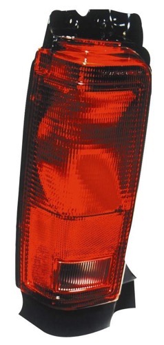 Rear Tail Light Assembly for 1984 - 1986 Plymouth Voyager, Left (Driver) Side, Base Model, without Bright Trim, Replacement,  4174899