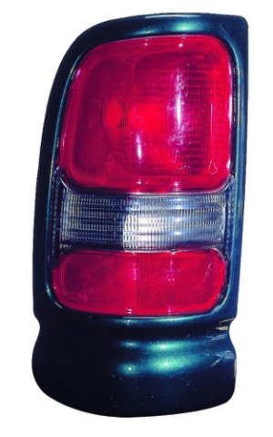 Left (Driver) Tail Light Assembly for 1999 - 2001 Dodge Ram 1500, Rear Tail Light Assembly Replacement/ Lens/ Cover w/Sport Package Package, Forest Green,  5EK45SG8AC