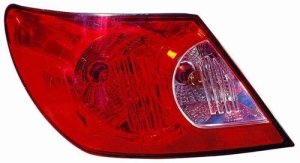 Left (Driver) Rear Tail Light Assembly for 2007 - 2008 Chrysler Sebring Sedan, Replacement Lens/Cover,  5303987AE, Replacement