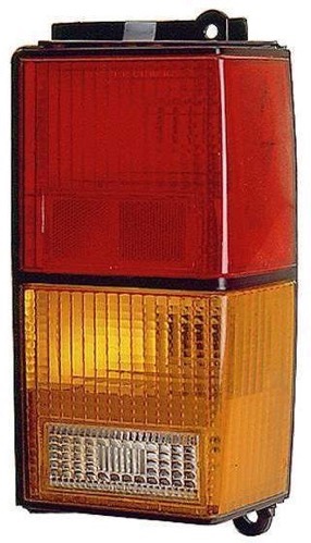 Right (Passenger) Tail Light Assembly for 1984 - 1996 Jeep Wagoneer, Rear Tail Light Replacement with Amber Lens,  4720500, Replacement